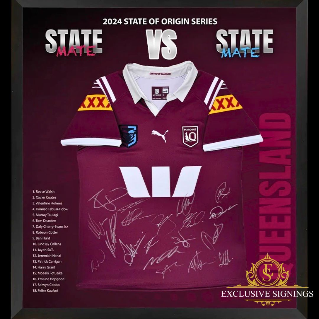 Maroons Signed Jersey